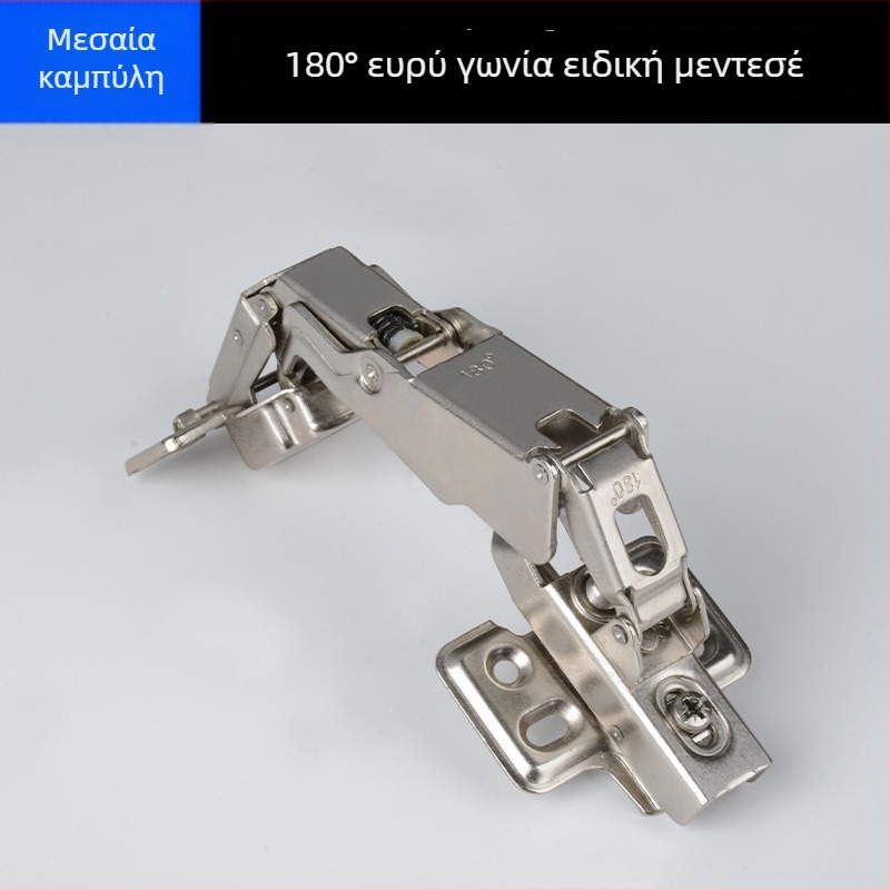180° υδραυλικός μεντεσές για ντουλάπες και ερμάρια — ψυχροκυλιωμένος χάλυβας