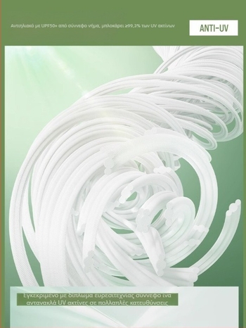 Εξωτερική ζακέτα με κουκούλα UPF50+, γρήγορο στέγνωμα, αναπνοή, απομάκρυνση υγρασίας, ύφασμα 185 g πρωτότυπου νήματος (88% νάιλον, 12%)