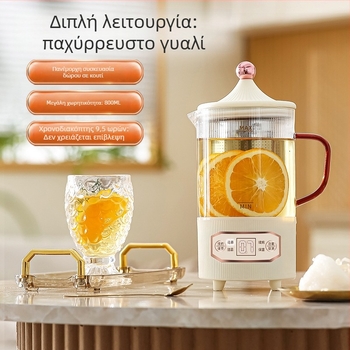 Health Pot Πολυλειτουργική ηλεκτρική κατσαρόλα για μαγείρεμα και τσάι σε μικρό γραφείο, 800 ml, 300 W, 220 V, Αυτόματο κλείσιμο, Προστασία από υπερθέρμανση