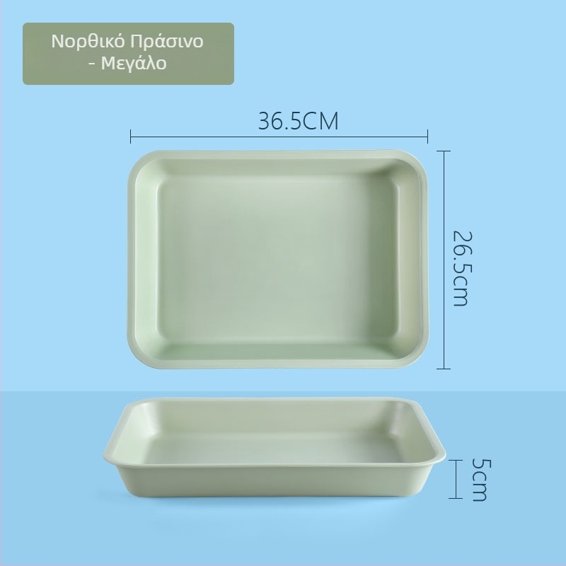 Πλαστικός ορθογώνιος δίσκος με μοτίβο μονόχρωμο (Μάρκα: Juxingshun; Υλικό: Πλαστικό; Σχήμα: Ορθογώνιο; Στυλ: Νέο κινεζικό στυλ)