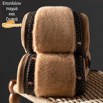 Ανδρικά θερμικά παντελόνια με εξτρά παχύ φλίς, υψηλή μέση, τριών στρώσεων κατιονικός πολυεστέρας, βελούδινη επένδυση, διατηρούν τη ζέστη τον χειμώνα