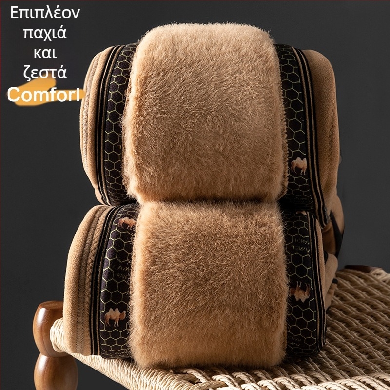 Ανδρικά θερμικά παντελόνια με εξτρά παχύ φλίς, υψηλή μέση, τριών στρώσεων κατιονικός πολυεστέρας, βελούδινη επένδυση, διατηρούν τη ζέστη τον χειμώνα