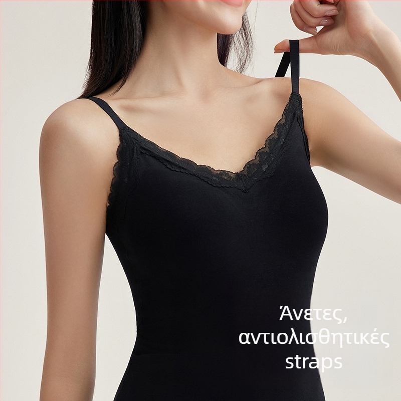 Γυναικείο θερμικό γιλέκο με ενσωματωμένη επένδυση στήθους, V-λαιμό, μονοστρωματικό, ύφασμα ακρυλικό με 50–70% νάιλον, 161–180 g/m²