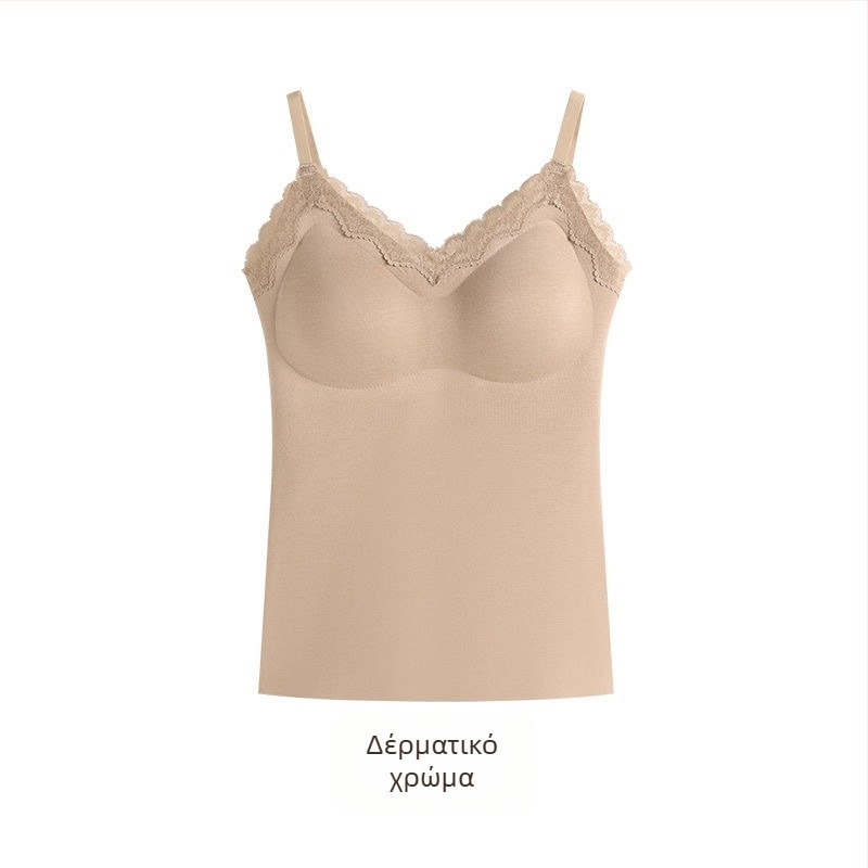 Γυναικείο θερμικό γιλέκο με ενσωματωμένη επένδυση στήθους, V-λαιμό, μονοστρωματικό, ύφασμα ακρυλικό με 50–70% νάιλον, 161–180 g/m²