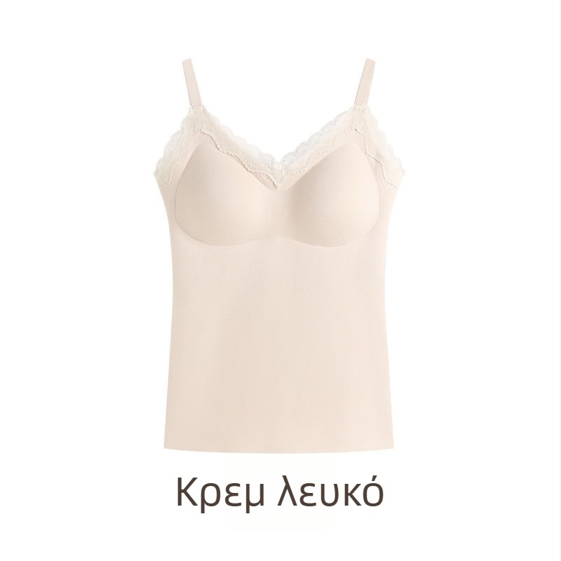 Γυναικείο θερμικό γιλέκο με ενσωματωμένη επένδυση στήθους, V-λαιμό, μονοστρωματικό, ύφασμα ακρυλικό με 50–70% νάιλον, 161–180 g/m²