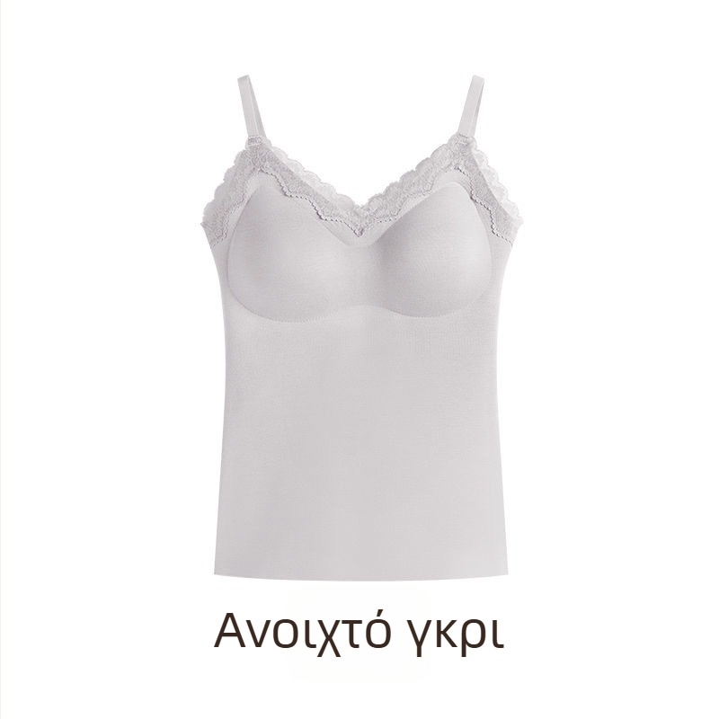 Γυναικείο θερμικό γιλέκο με ενσωματωμένη επένδυση στήθους, V-λαιμό, μονοστρωματικό, ύφασμα ακρυλικό με 50–70% νάιλον, 161–180 g/m²