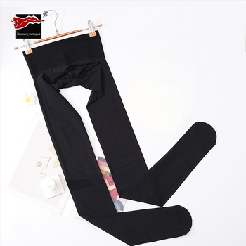 Γυναικείες καλσόν από βελούρ με νάιλον, ανύψωση γλουτών και σμίλευση, αντιτριβή, μονόχρωμο σχέδιο, λεπτές