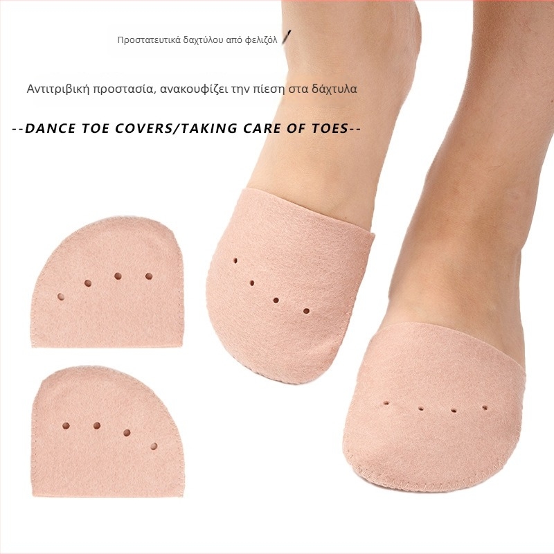 Καλύμματα δακτύλων φελτ για μπαλέτο – απαλό προστατευτικό προσώφους; υλικό: φελτ; μοντέλο: φελτ καλύμματα δακτύλων; στυλ: καλύμματα pointe; κατάλληλα για sneakers, casual, ζεστά υποδήματα