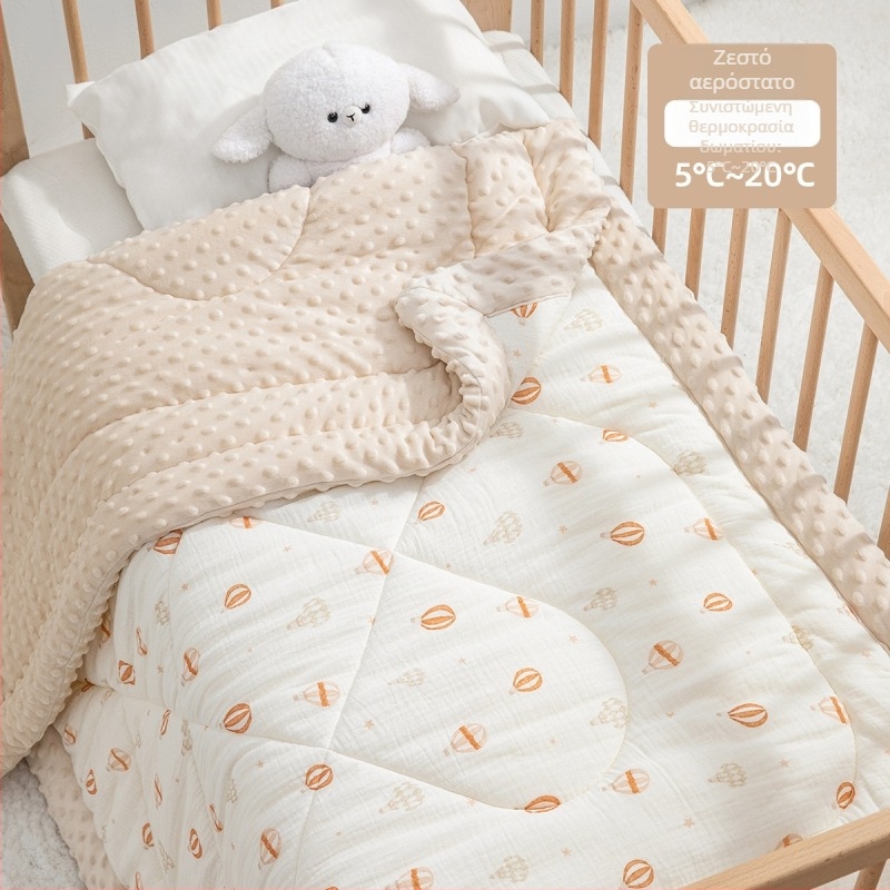 Παιδική χειμερινή παχιά βαμβακερή κουβέρτα για ύπνο σε νηπιαγωγείο και ηλικίες 3–12 ετών, 500–800 g