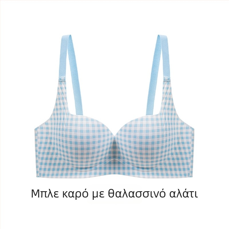 Νάιλον σετ σουτιέν για γυναίκες, 3/4 cup, παχιά φορμαρισμένη чашα, σταθερά ιμάντες, πίσω κούμπωμα με τρεις σειρές, επένδυση από σπαντέξ