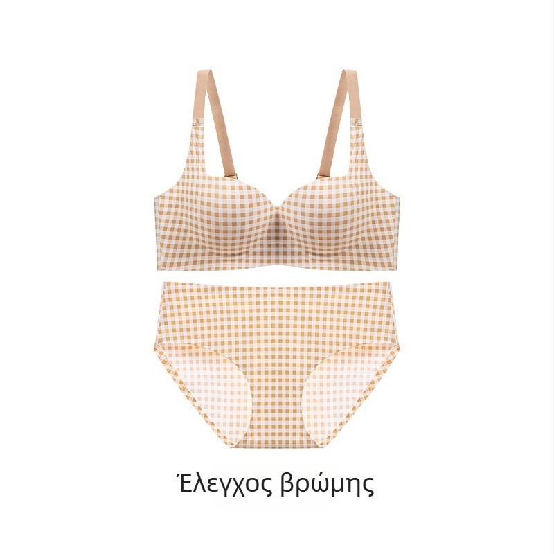 Νάιλον σετ σουτιέν για γυναίκες, 3/4 cup, παχιά φορμαρισμένη чашα, σταθερά ιμάντες, πίσω κούμπωμα με τρεις σειρές, επένδυση από σπαντέξ