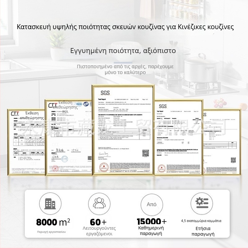 CYJ-JG-006 Tηγάνι Maifan πέτρα, αντικολλητικό, με πολλαπλών στρώσεων βάση, κατάλληλο για επαγωγή και γκάζι