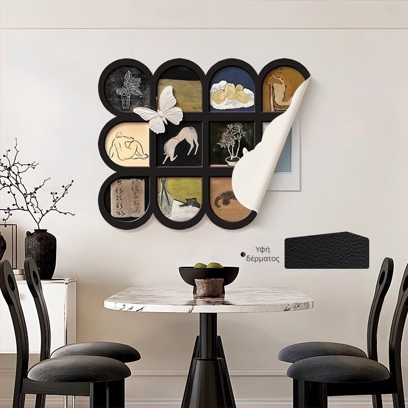 Διακοσμητικός πίνακας για κουτί με μετρητή, μεσαιωνικού στυλ, χωρίς πλαίσιο, inkjet εκτύπωση, μοτίβο φυτών