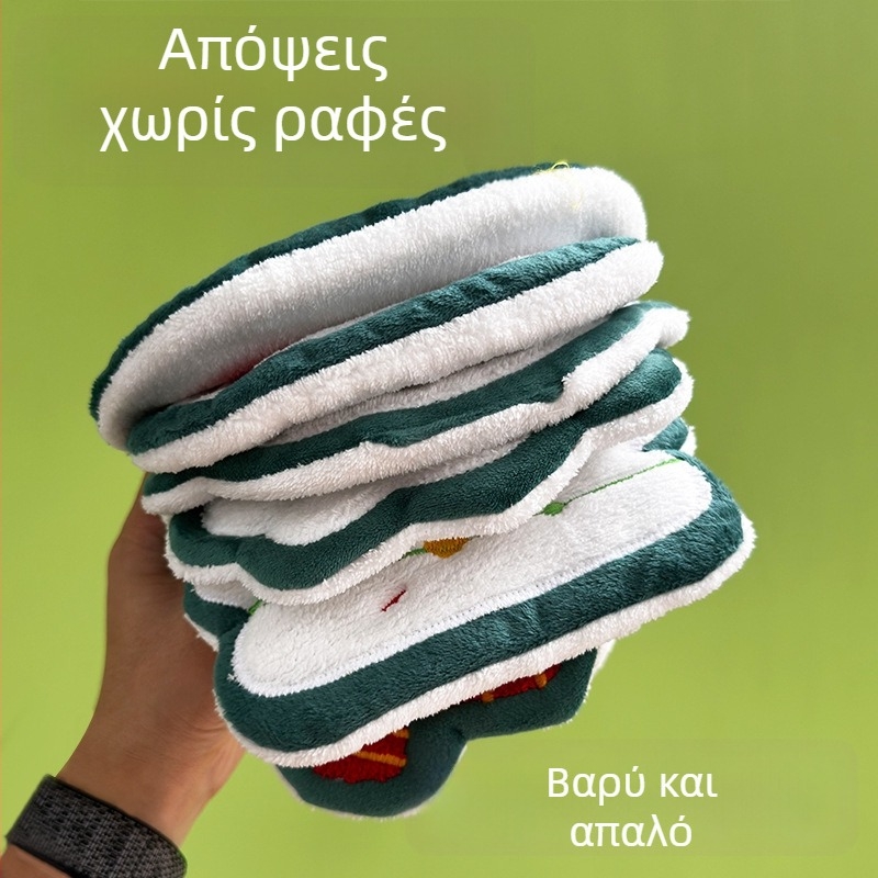 Πετσέτα χεριών κεντημένη από φλις κοραλλιού, 150D, 50–80 g, προσαρμόσιμη