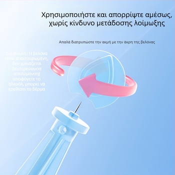 Μίας χρήσης βελόνα ακμής από ανοξείδωτο ατσάλι για κομεδόνες και μαύρα στίγματα (υπερλεπτή)