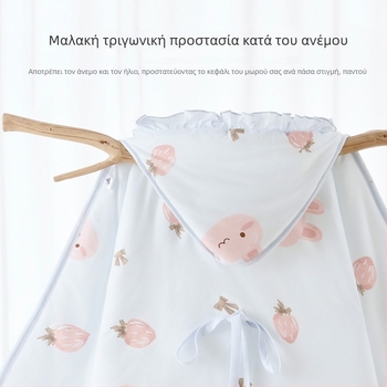 Νεογέννητο πάπλωμα για θάλαμο τοκετού, χοντρή βαμβακερή κουβέρτα με γέμισμα πολυεστέρα, σχέδιο ζώων, άνοιξη, φθινόπωρο και χειμώνας