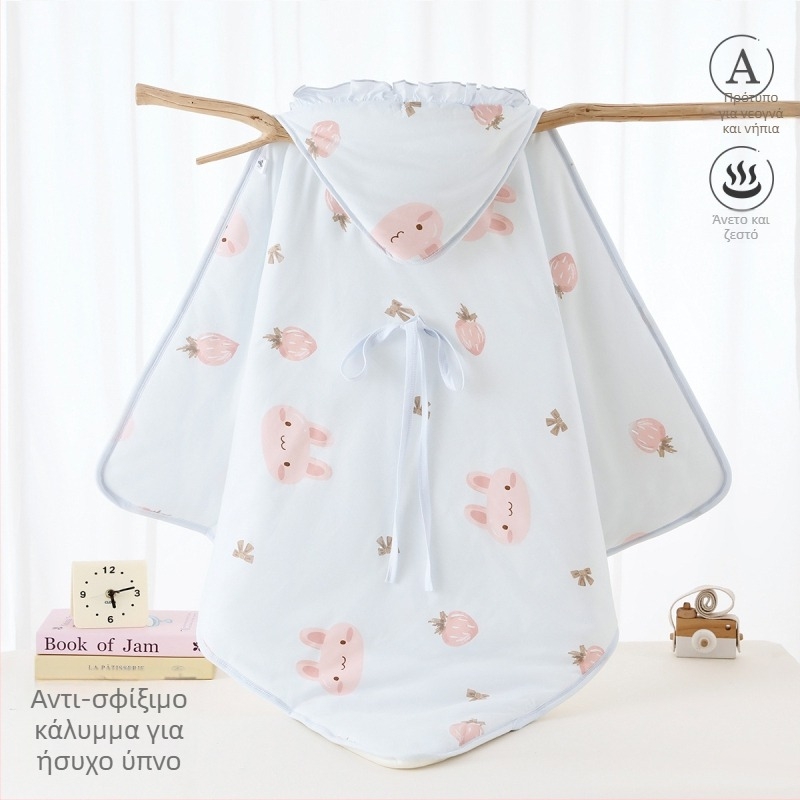 Νεογέννητο πάπλωμα για θάλαμο τοκετού, χοντρή βαμβακερή κουβέρτα με γέμισμα πολυεστέρα, σχέδιο ζώων, άνοιξη, φθινόπωρο και χειμώνας