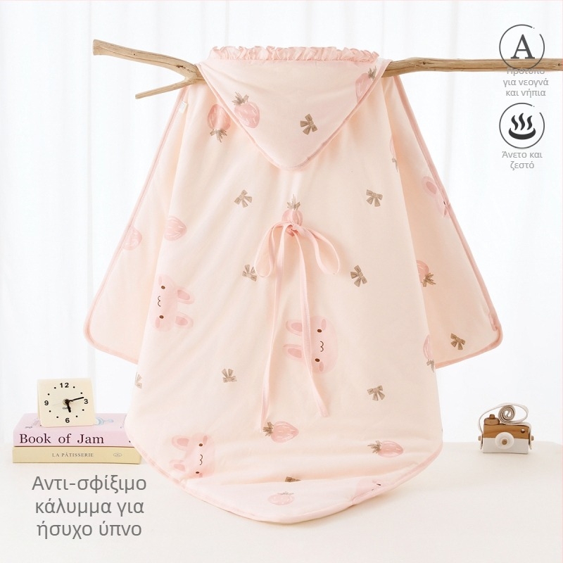 Νεογέννητο πάπλωμα για θάλαμο τοκετού, χοντρή βαμβακερή κουβέρτα με γέμισμα πολυεστέρα, σχέδιο ζώων, άνοιξη, φθινόπωρο και χειμώνας