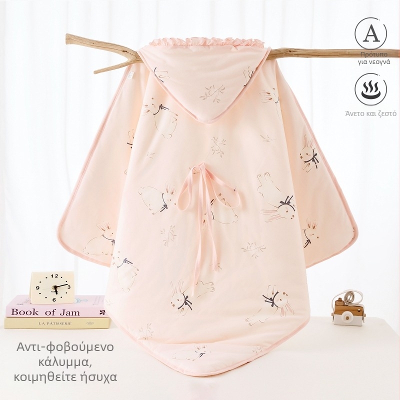 Νεογέννητο πάπλωμα για θάλαμο τοκετού, χοντρή βαμβακερή κουβέρτα με γέμισμα πολυεστέρα, σχέδιο ζώων, άνοιξη, φθινόπωρο και χειμώνας