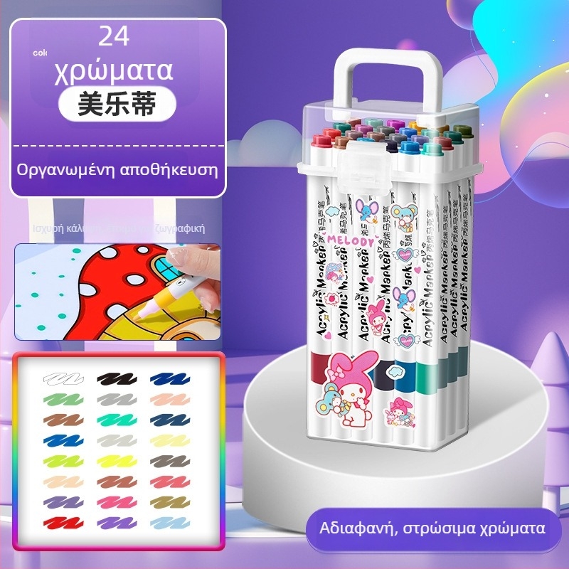 Ακρυλικός μαρκαδόρος για παιδιά — αδιάβροχος και πλένεται, DIY υδατογραφικό στυλό