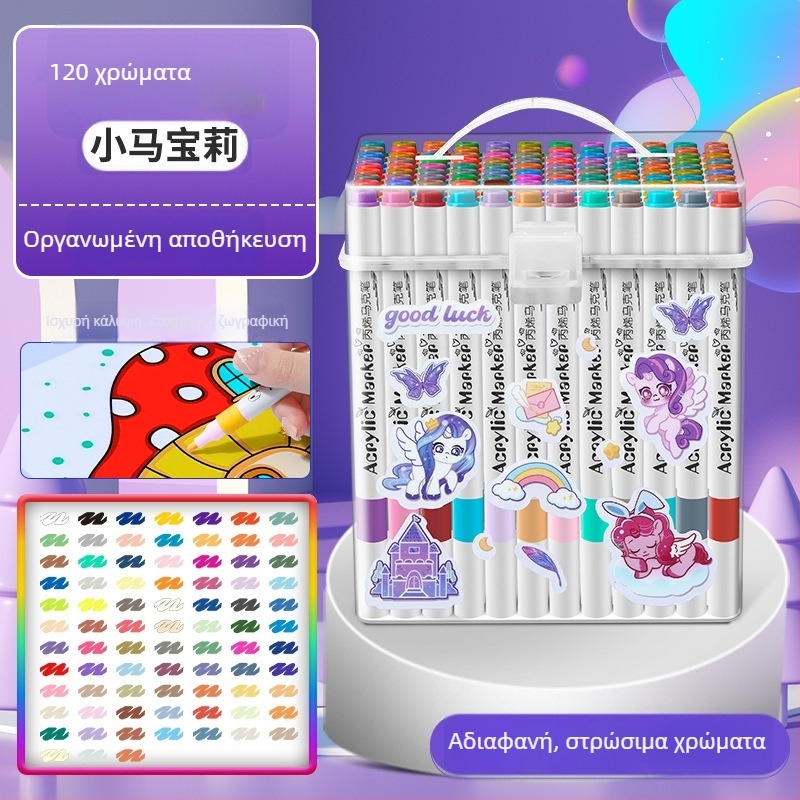 Ακρυλικός μαρκαδόρος για παιδιά — αδιάβροχος και πλένεται, DIY υδατογραφικό στυλό