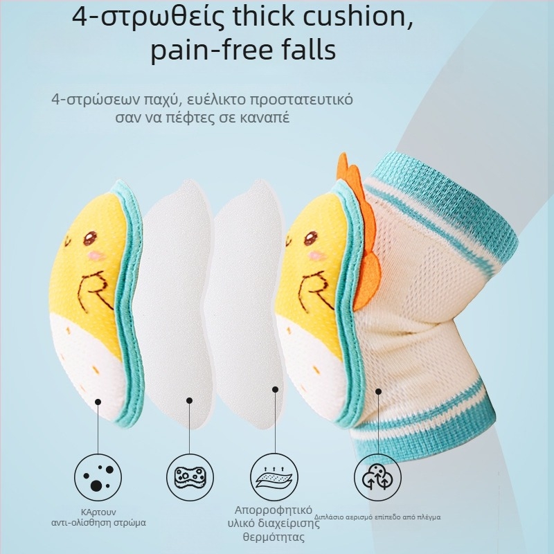 Beptides προστατευτικά γόνατα μωρού για περπάτημα και έρπηση – προστασία από πτώσεις, σετ προστασίας γονάτων για παιδιά, φθινοπωρινό/χειμερινό 2025