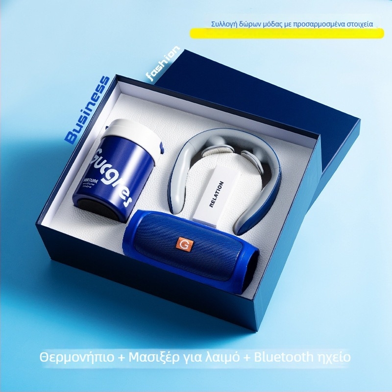 Πακέτο επιχειρηματικών δώρων Good luck, μεταλλική κατασκευή, μοντέρνο μινιμαλιστικό στυλ, αναμνηστικό με προσαρμοσμένο λογότυπο