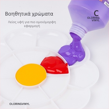 Ακρυλικό χρώμα - χρωστικό πολυπροπυλένιο, διατίθεται ιδιωτική ετικέτα, για κινεζική ζωγραφική