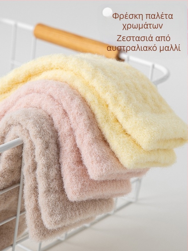 Κάλτσες φλιζέ για βρέφη και νήπια, παχιές μέχρι τον αστράγαλο, unisex