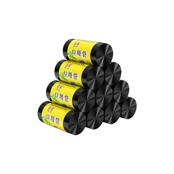 Οικιακές σακούλες απορριμμάτων από PE, παχύτερες, με επίπεδο άνοιγμα, μιας χρήσης, 100 ρολά