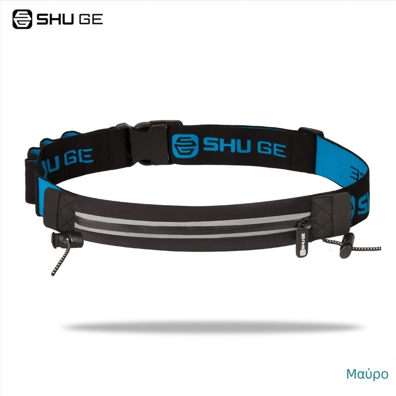 Ζώνη μέσης για μαραθώνιο με θήκη αριθμού — Lycra, αδιάβροχη, εξαιρετικά ελαφριά, αντι-κλοπή, ανακλαστική για νυχτερινή ασφάλεια