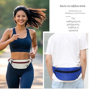 Αθλητική ζώνη μέσης από νάιλον, αναπνεύσιμη, Unisex, για υπαίθρια σπορ — Exploring the light