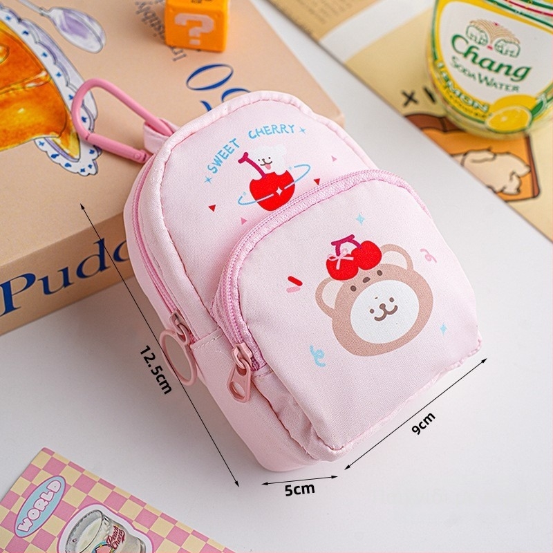 Μίνι υφασμάτινο τετράγωνο τσαντάκι και πορτοφόλι για κέρματα, πολλαπλών χρήσεων αποθήκευση μακιγιάζ και γραφείου, κυκλοφόρησε καλοκαίρι 2025