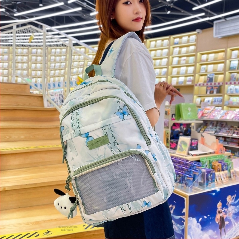 Σακίδιο πλάτης για σχολείο - Οξφορντ ύφασμα, ανθεκτικό, μεγάλης χωρητικότητας, ιμάντας με αερόσφυρα, νεανικό στυλ campus