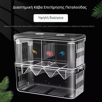 Θήκη απομόνωσης Γκούπι για αναπαραγωγή, πλαστική επώασης για μικρά ψάρια, εξοπλισμός ενυδρείου, κωδ. 78432