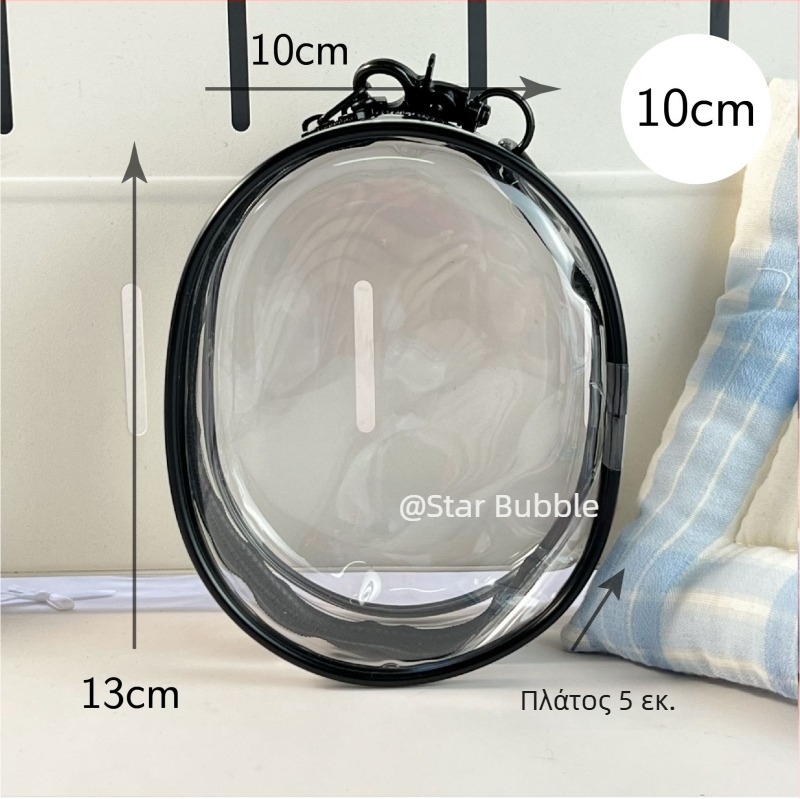 Θήκη προστασίας για μαλακό κούκλα-φυλακτό Chiikawa, κυλινδρικός PVC κάλυμμα, πολλαπλών χρήσεων για ταξίδια και αποθήκευση στο γραφείο.