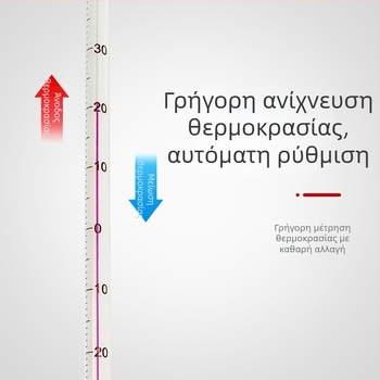 Εργαστηριακό θερμόμετρο νερού με γυάλινη ράβδο, ανάλυση 1°C, συσκευασία 500 τεμάχια, επεξεργασία κατόπιν παραγγελίας