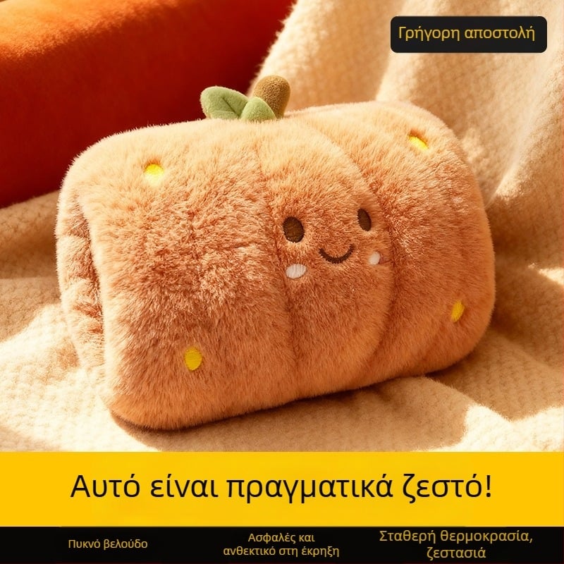 Επαναφορτιζόμενη θερμαντική φιάλη ζεστού νερού με θέρμανση Cu-γραφένιο, 220V, 50W, PVC περίβλημα, έλεγχος θερμοκρασίας