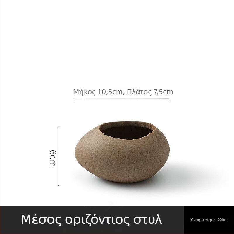 Πορσελάνινο μπολ επιδορπίου με σχέδιο στρουθοκάμηλου σε σχήμα αυγού, μη συμβατό με φούρνο μικροκυμάτων