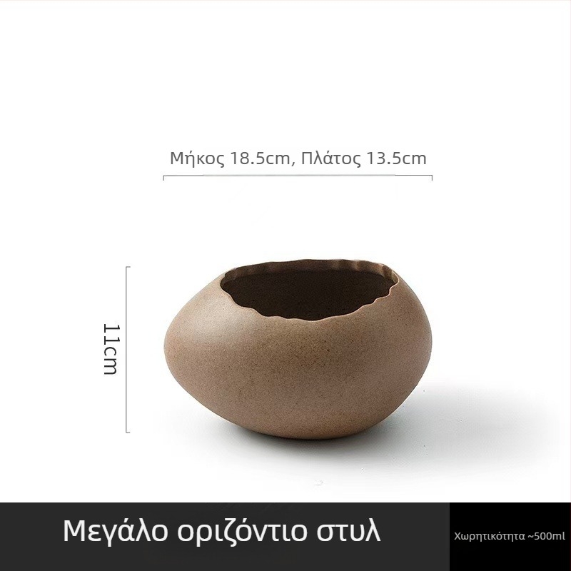 Πορσελάνινο μπολ επιδορπίου με σχέδιο στρουθοκάμηλου σε σχήμα αυγού, μη συμβατό με φούρνο μικροκυμάτων