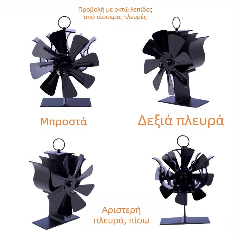 Μικρός ανεμιστήρας με κινητήρα PMSM, 220 V, 50 W, τροφοδοσία με μπαταρία