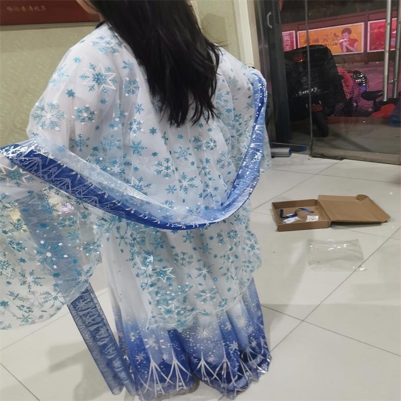 Hanfu Σετ — Γυναικείο, σχέδιο με μήκος στήθους και μέσης, καλοκαιρινό στυλ νεράιδας, πλήρες σετ (Μάρκα: Mo xi; Ύφασμα: Spandex; Κύριο ύφασμα: Spandex; Περίσταση: Φολκ ντράνς; Εποχή: Άνοιξη 2025; Φύλο: Unisex)