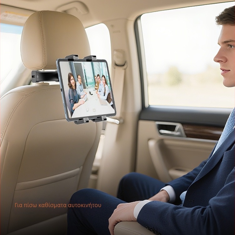 Κρατητήρας tablet αυτοκινήτου με περιστρεφόμενο μηχανισμό για την πίσω πλάτη καθίσματος και προσκέφαλο, μοντέλο Tz02-p1, επεξεργασία OEM