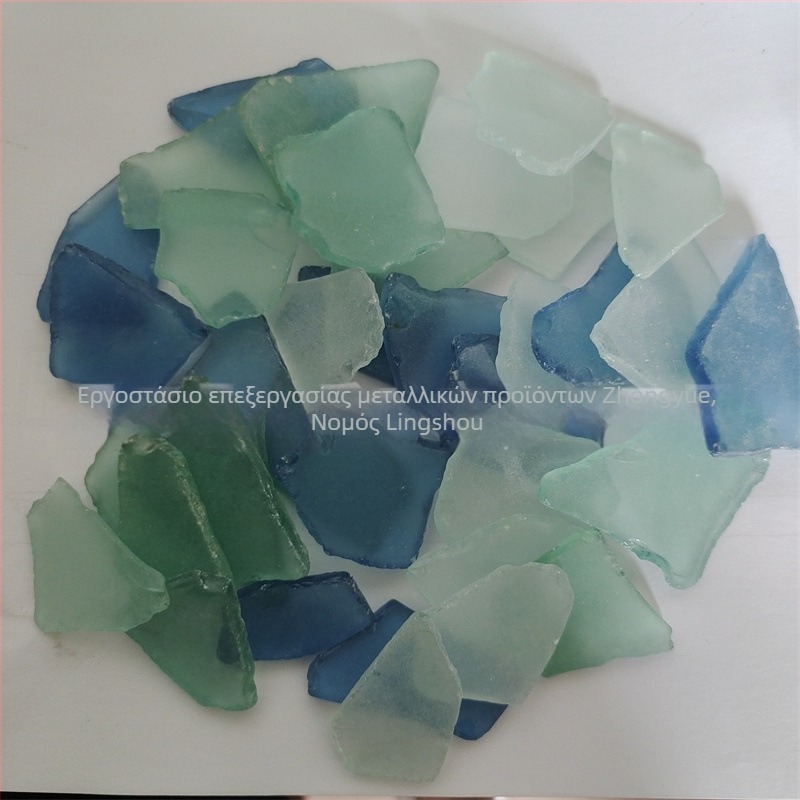 Φύλλο θαλάσσιου γυαλιού – θαλάσσιο στυλ, καταγωγή Χεμπέι, μάρκα Zhongyue, διακοσμητικό υλικό DIY