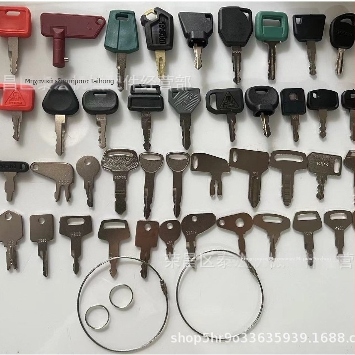 Σετ 42 Κλειδιά για Caterpillar, Komatsu, Hitachi, Kobelco, Volvo, Bobcat, Kubota, Doosan, Takeuchi