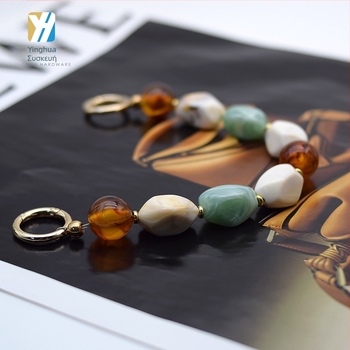 Αλυσίδα τσαντών από ακρυλική ρητίνη, μάρκα YH, για δερμάτινα είδη, τσάντες και ρούχα