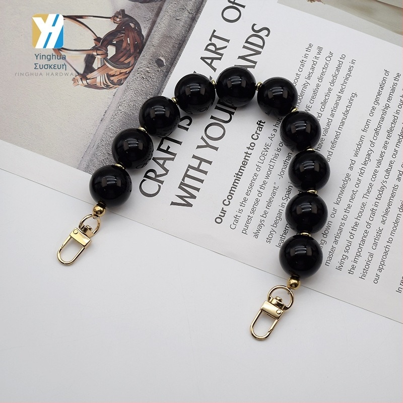 Αλυσίδα τσαντών από ακρυλική ρητίνη, μάρκα YH, για δερμάτινα είδη, τσάντες και ρούχα