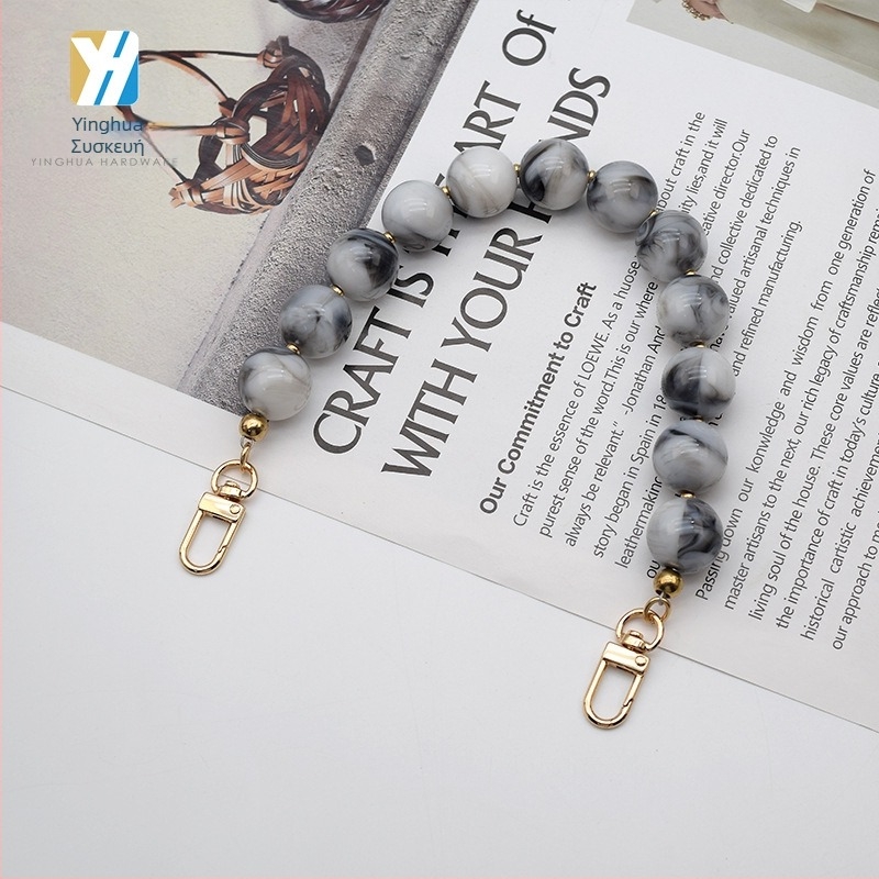 Αλυσίδα τσαντών από ακρυλική ρητίνη, μάρκα YH, για δερμάτινα είδη, τσάντες και ρούχα