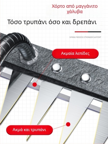 Ράκε ζιζανίων από χάλυβα μανγκάνιου – πολυλειτουργικό γεωργικό εργαλείο για ζιζάνια και φύτευση λαχανικών, πενταδάκτυλη σχεδίαση, χαλάρωση εδάφους