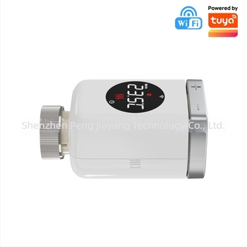 TRV801W Έξυπνη βαλβίδα καλοριφέρ, Wi‑Fi, ψηφιακή οθόνη LED, Τάση DC 4.5V, τοποθέτηση σε σωλήνα